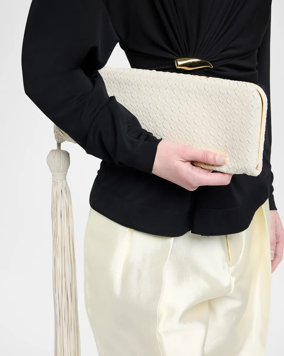 Bottega Veneta Tassel Nappa Leather Clutch Bag | Thumbnail 7 Bottega Veneta Tassel Nappa Leather Clutch Bag | Thumbnail 7