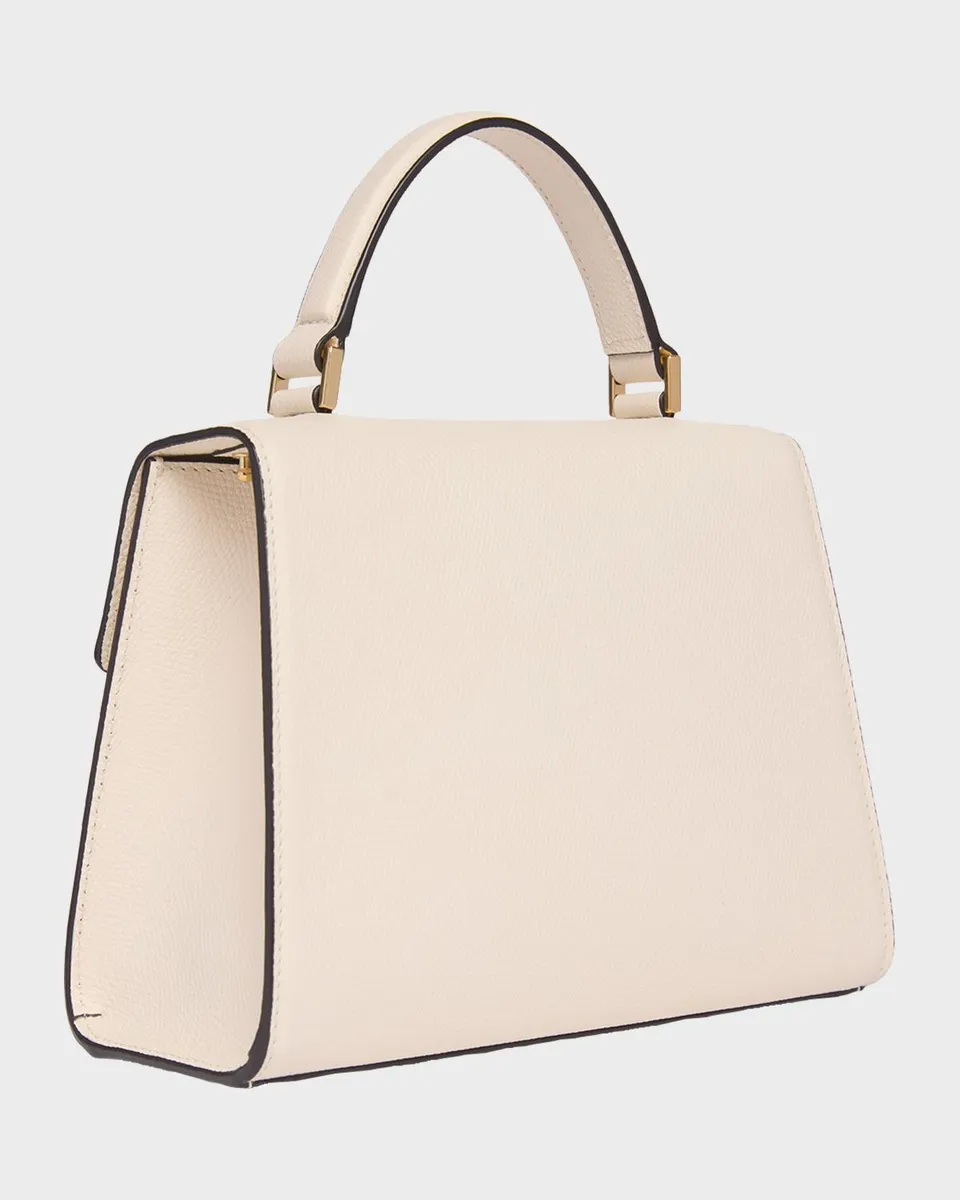 Valentino Garavani Small Crystal VLogo Leather Top-Handle Bag | Thumbnail 3 Valentino Garavani Small Crystal VLogo Leather Top-Handle Bag | Thumbnail 3