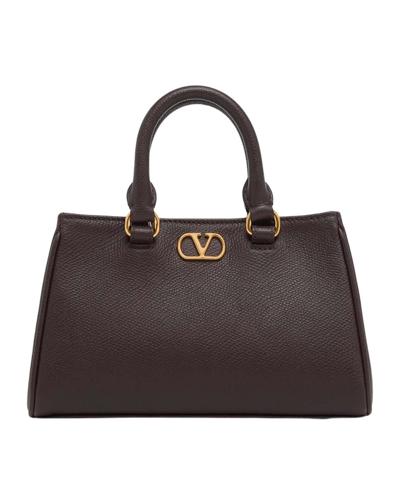 Valentino Garavani Mini VLogo Signature Leather Top Handle Bag