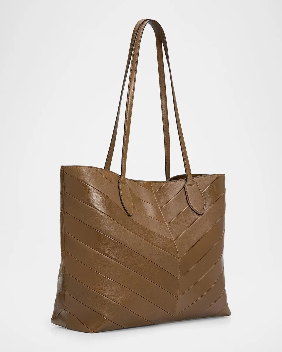 Valentino Garavani Panthea Medium Chevron Leather Tote Bag | Thumbnail 3
