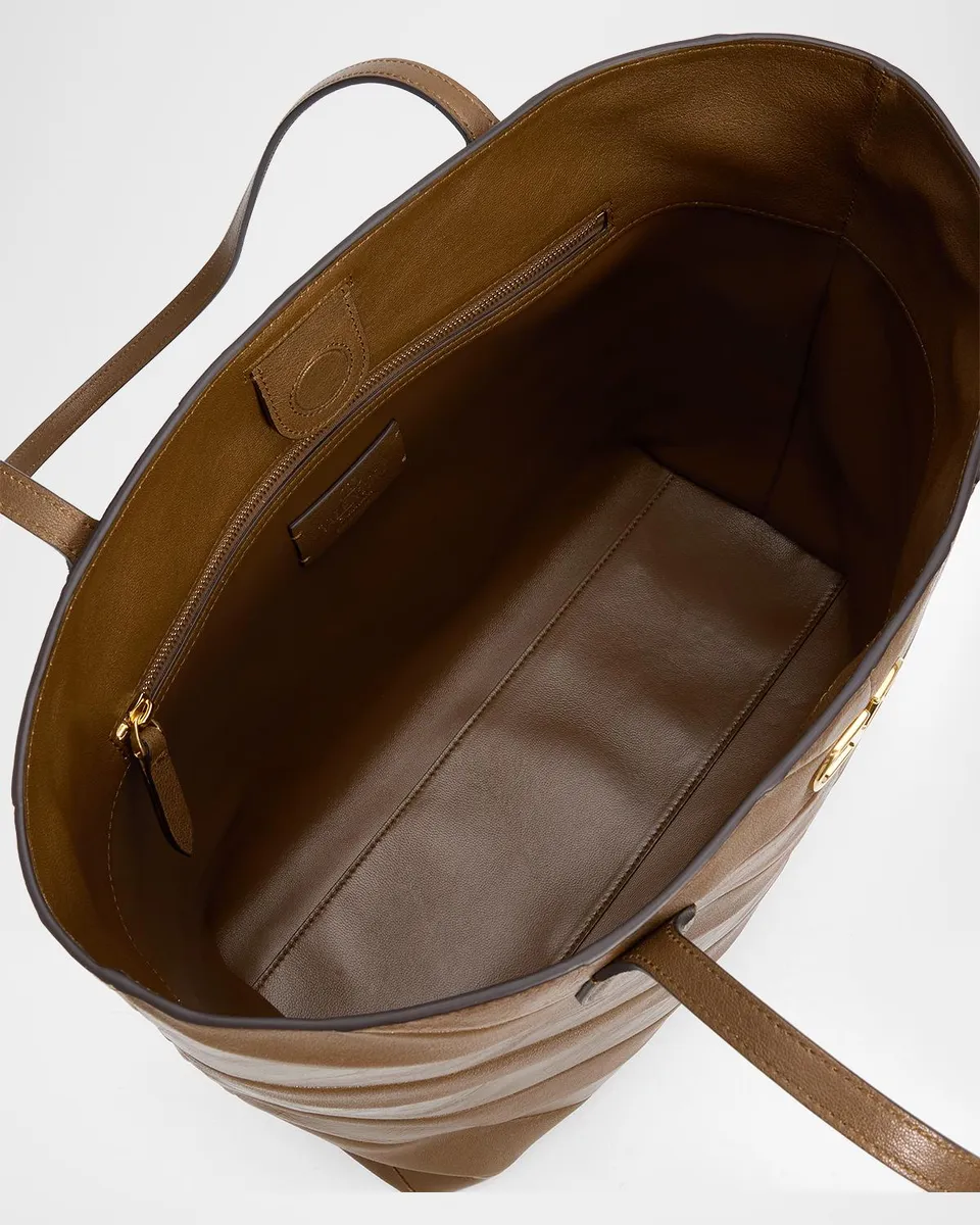 Valentino Garavani Panthea Medium Chevron Leather Tote Bag | Thumbnail 4