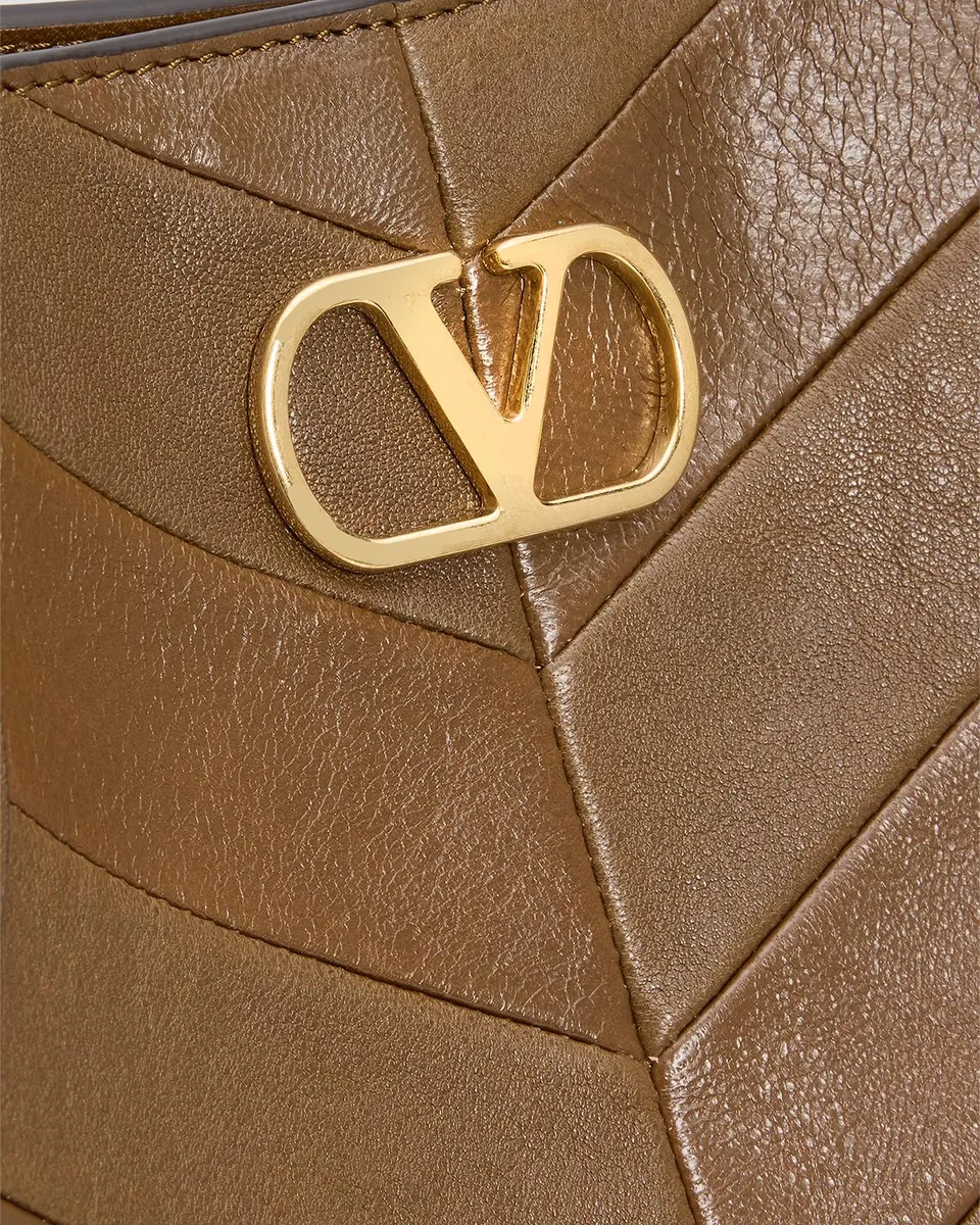 Valentino Garavani Panthea Medium Chevron Leather Tote Bag | Thumbnail 6