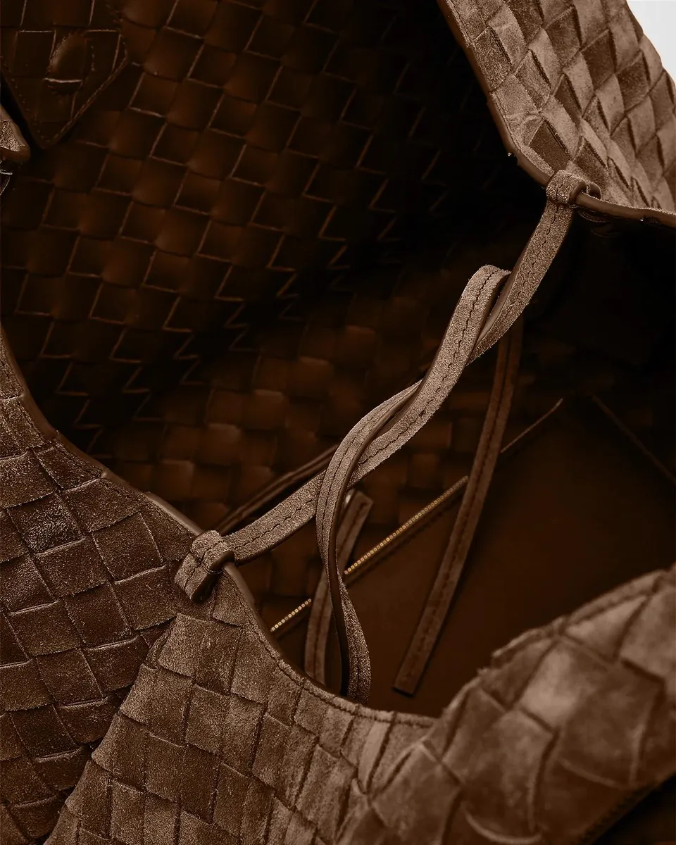 Bottega Veneta Campana Large Suede Shoulder Bag | Thumbnail 6 Bottega Veneta Campana Large Suede Shoulder Bag | Thumbnail 6
