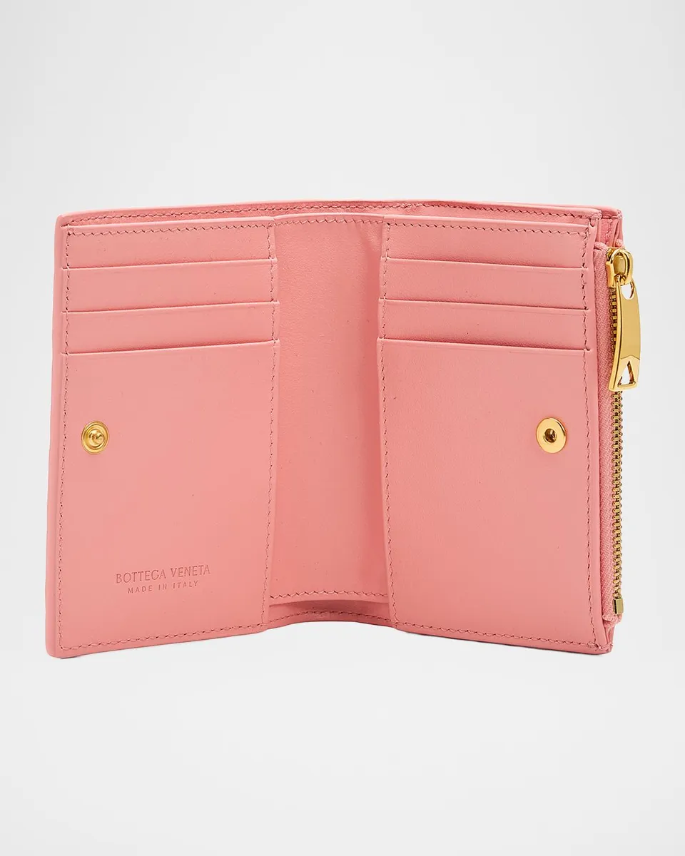 Bottega Veneta Small Bifold Zip Wallet | Thumbnail 3 Bottega Veneta Small Bifold Zip Wallet | Thumbnail 3