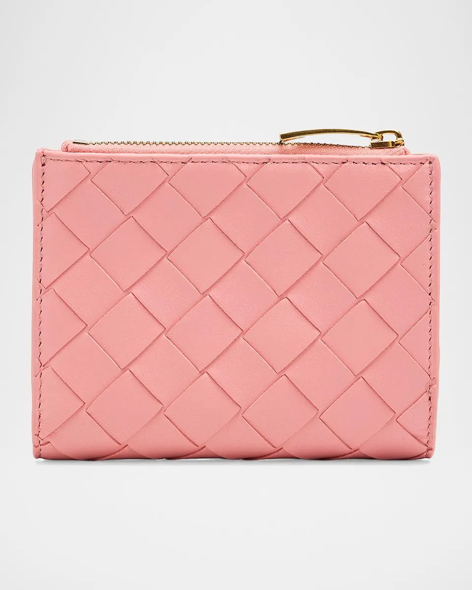Bottega Veneta Small Bifold Zip Wallet | Thumbnail 4 Bottega Veneta Small Bifold Zip Wallet | Thumbnail 4