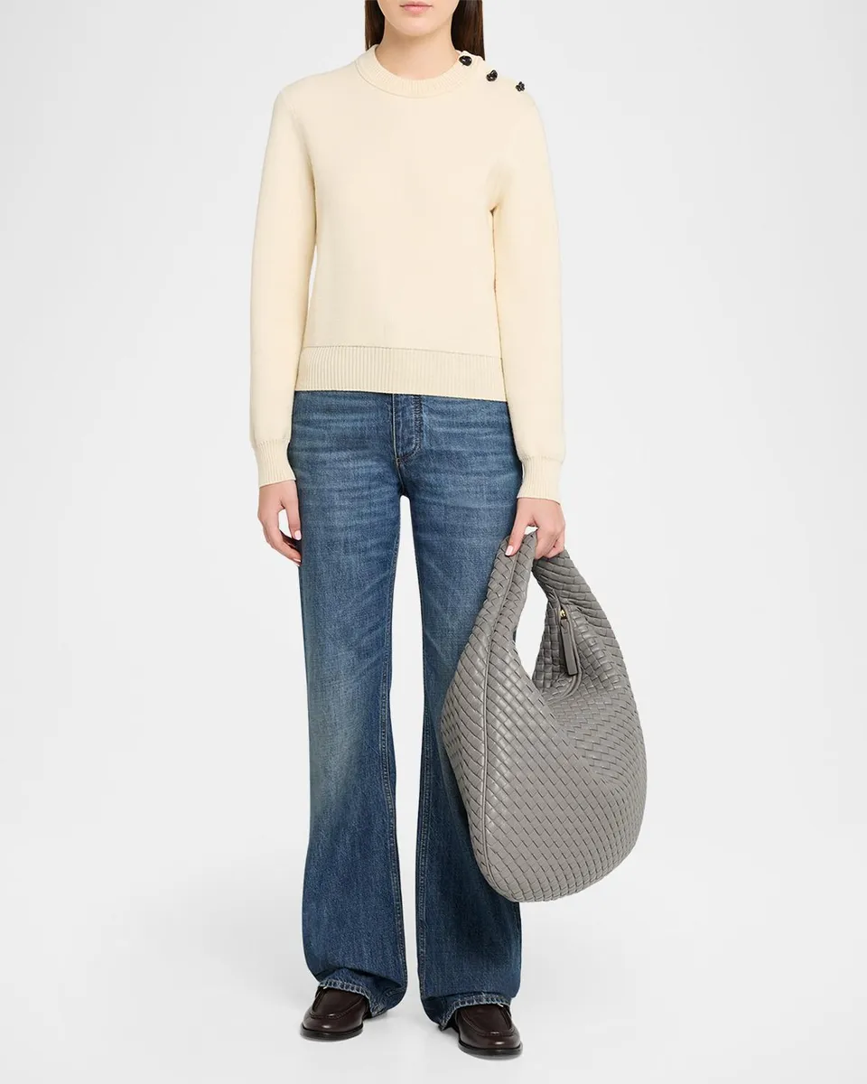 Bottega Veneta Maxi Veneta Leather Shoulder Bag | Thumbnail 5 Bottega Veneta Maxi Veneta Leather Shoulder Bag | Thumbnail 5