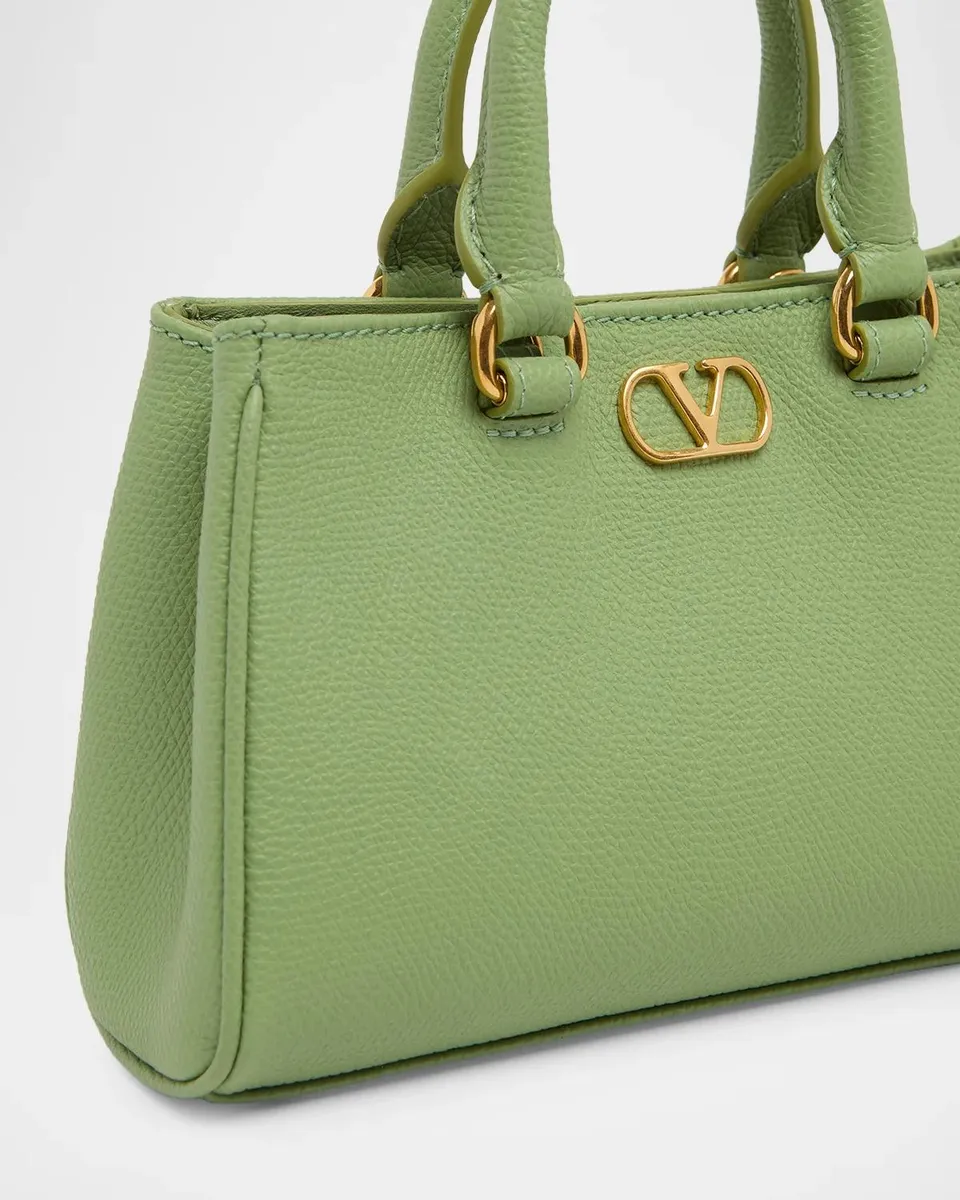 Valentino Garavani Mini VLogo Signature Leather Top Handle Bag | Thumbnail 6 Valentino Garavani Mini VLogo Signature Leather Top Handle Bag | Thumbnail 6