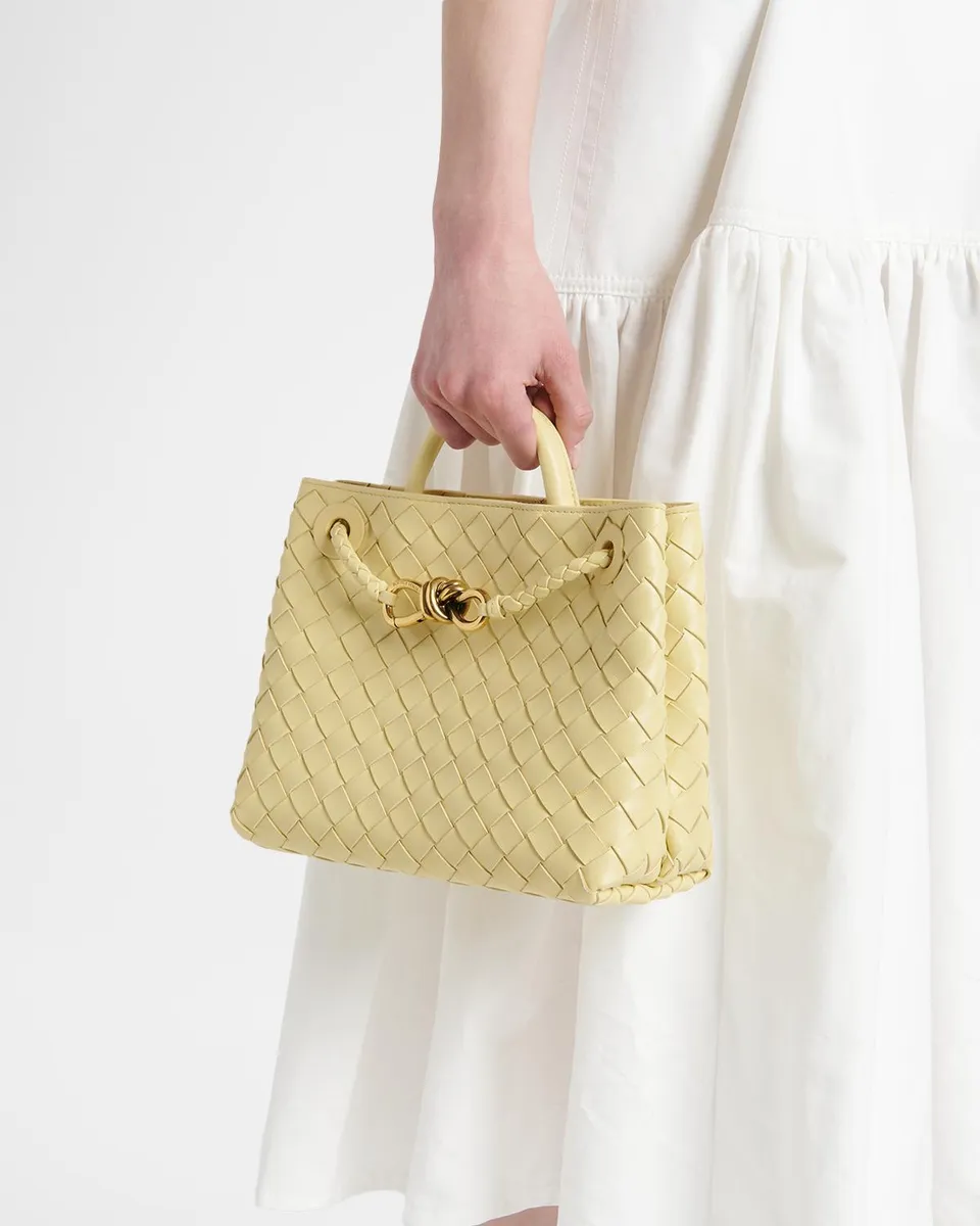 Bottega Veneta Andiamo Small Leather Top-Handle Bag | Thumbnail 2