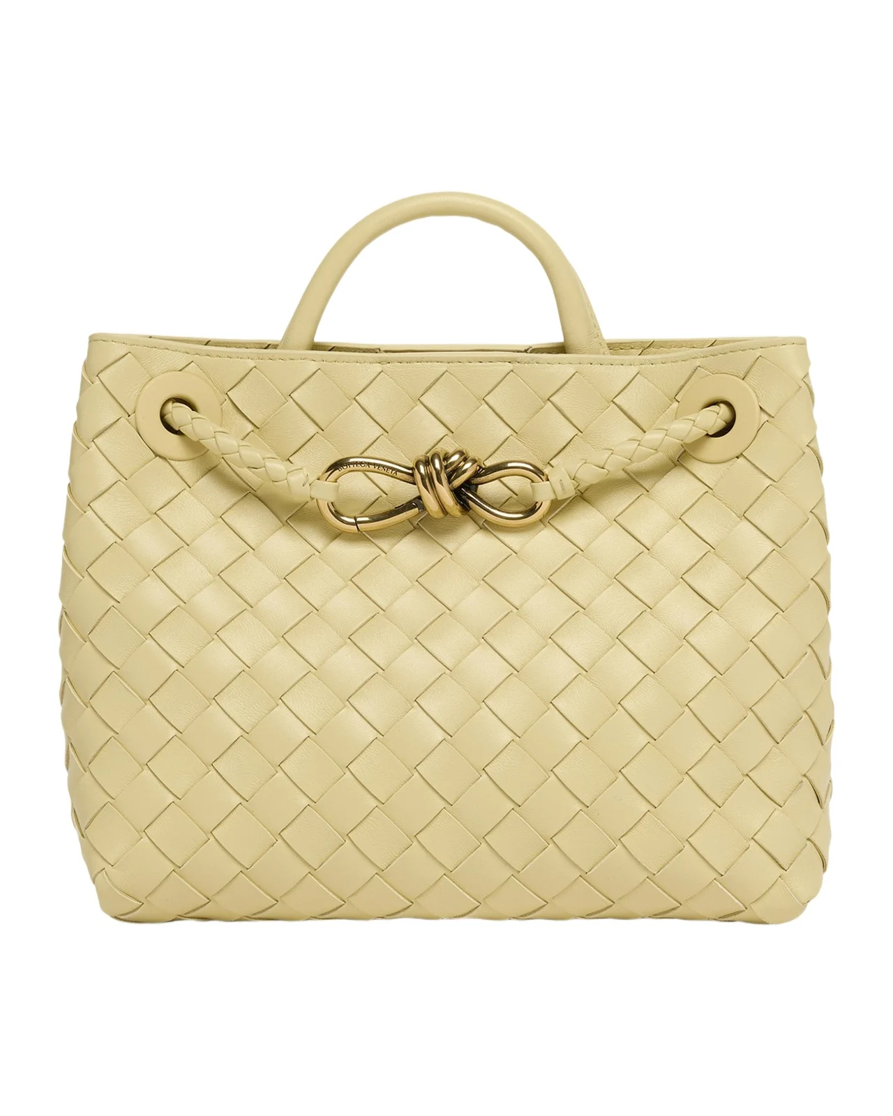 Andiamo Small Leather Top-Handle Bag