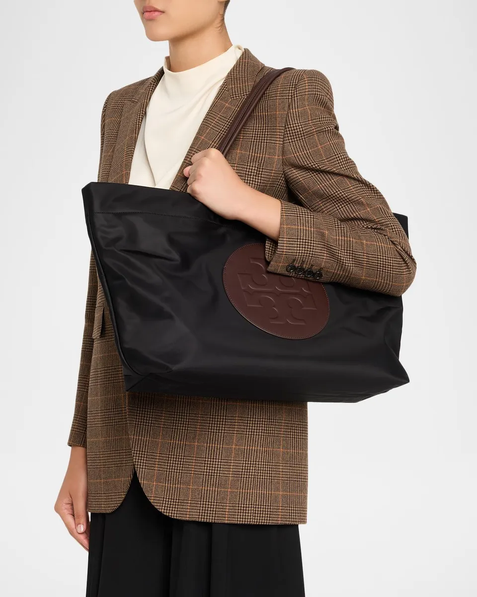 Tory Burch Ella Twist Reversible Nylon Tote Bag | Thumbnail 2