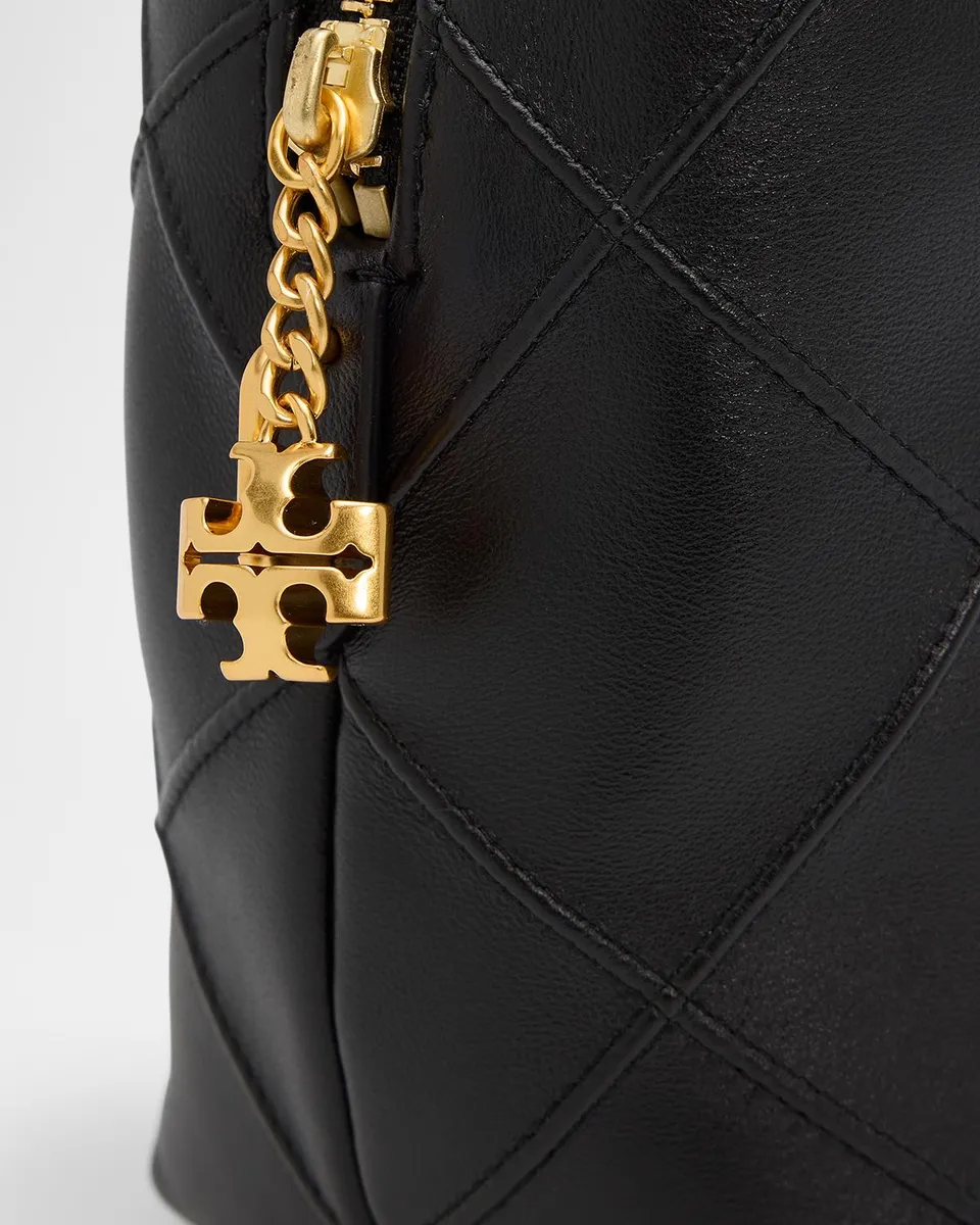 Tory Burch Fleming Large Quilted Leather Soft Pouch Bag | Thumbnail 6 Tory Burch Fleming Large Quilted Leather Soft Pouch Bag | Thumbnail 6
