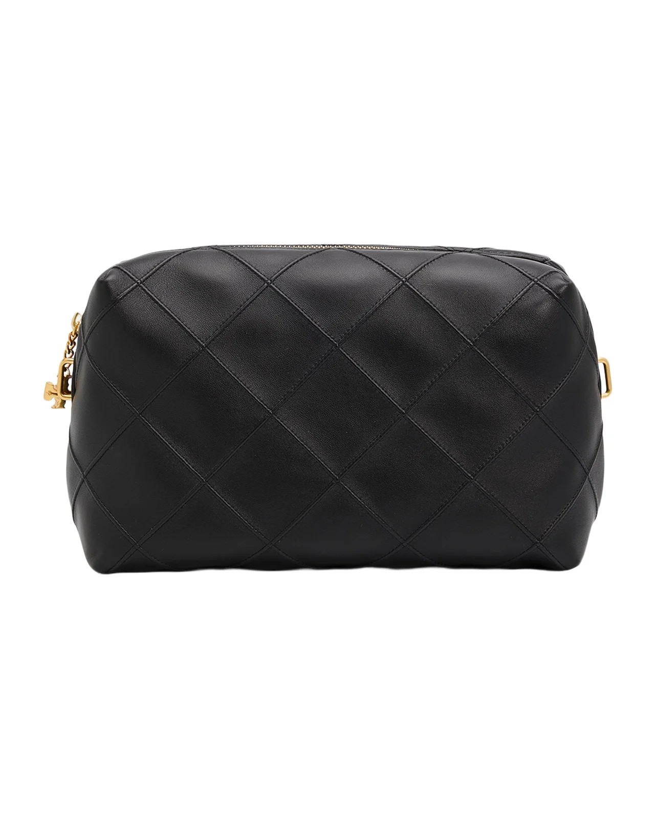 Tory Burch Fleming Large Quilted Leather Soft Pouch Bag