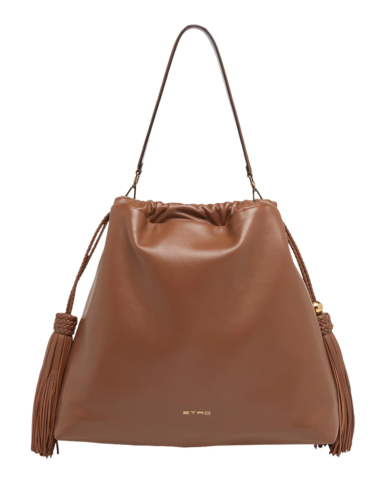 Etro Kalispera Medium Tassel Drawstring Shoulder Bag