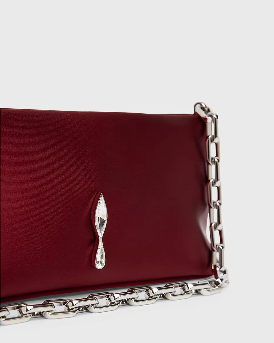 Christian Louboutin Maykimay Satin Top-Handle Bag | Thumbnail 4 Christian Louboutin Maykimay Satin Top-Handle Bag | Thumbnail 4
