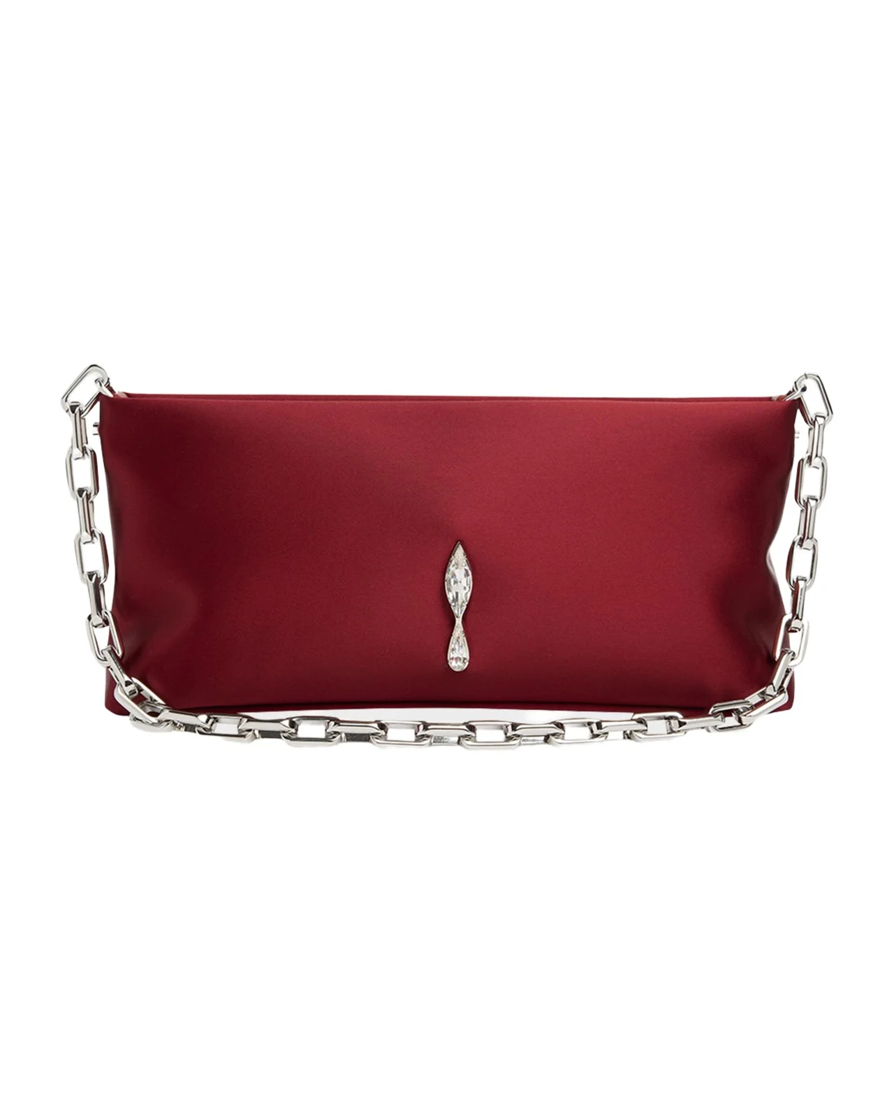Christian Louboutin Maykimay Satin Top-Handle Bag