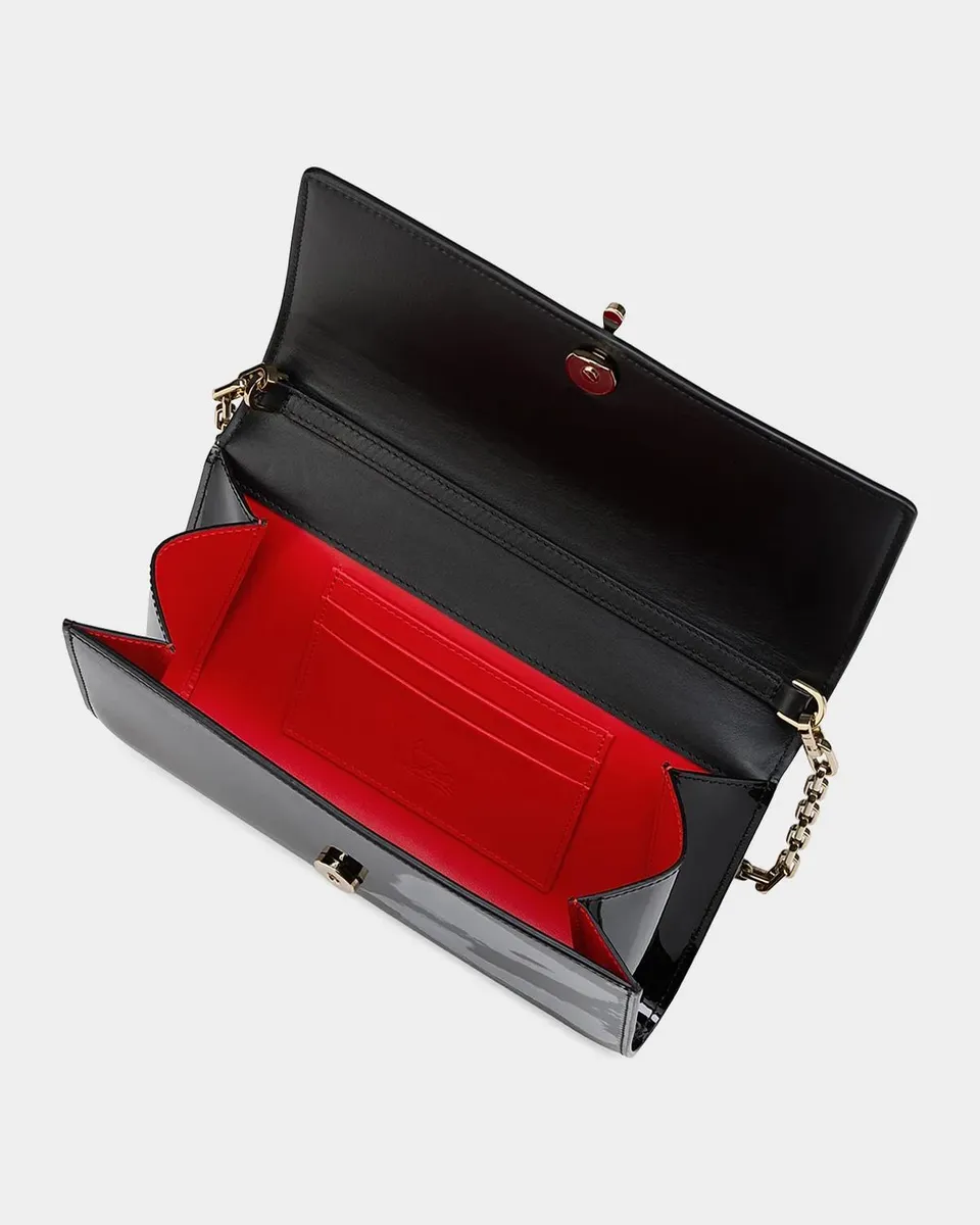 Christian Louboutin Bettina Wallet on Chain in Glossy Leather | Thumbnail 3 Christian Louboutin Bettina Wallet on Chain in Glossy Leather | Thumbnail 3