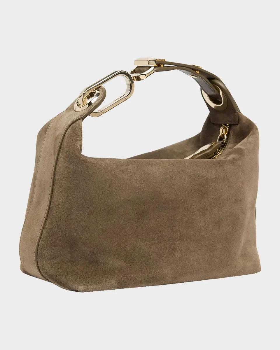 Christian Louboutin Flo Suede Pouch Bag | Thumbnail 2 Christian Louboutin Flo Suede Pouch Bag | Thumbnail 2