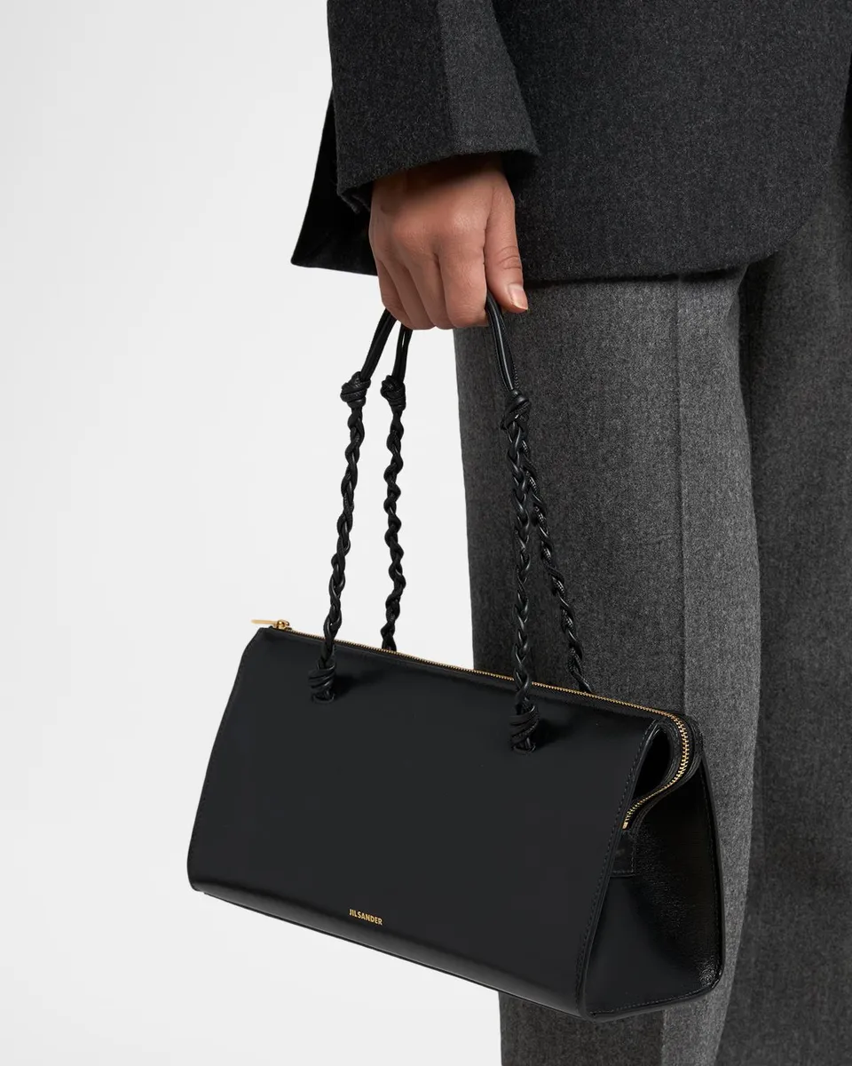 Jil Sander Tangle Tent Leather Shoulder Bag | Thumbnail 2