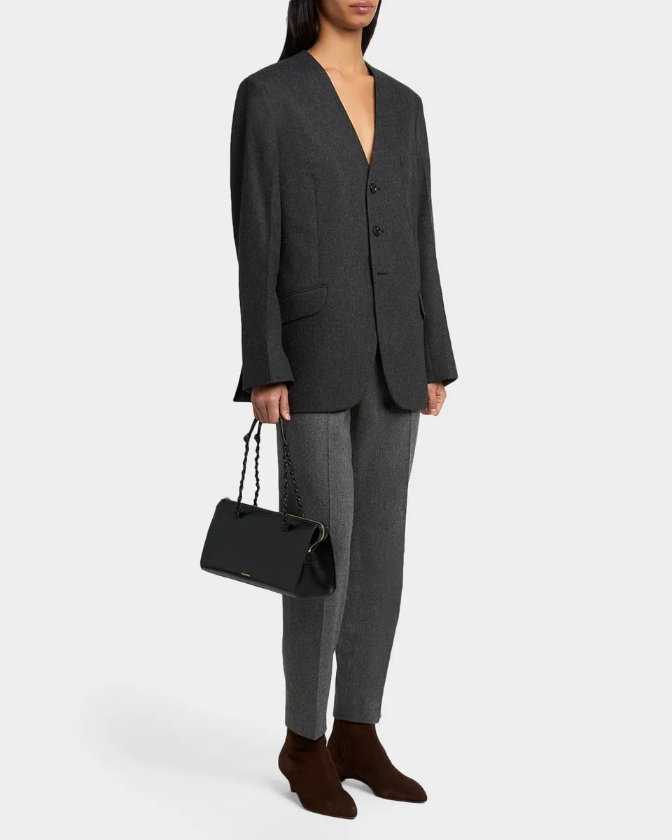 Jil Sander Tangle Tent Leather Shoulder Bag | Thumbnail 5
