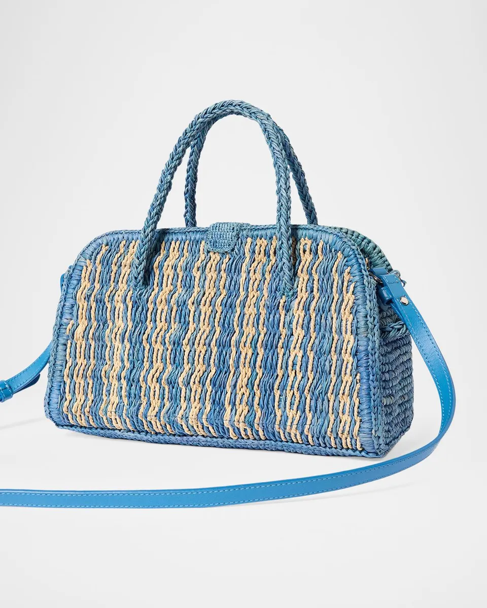 Jacquemus Turismo Small Raffia Top-Handle Bag | Thumbnail 2