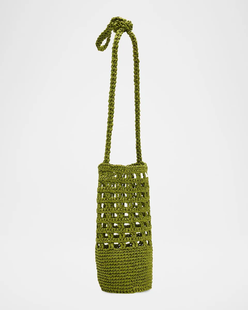 A.L.C. Rita Crochet Raffia Cylindrical Shoulder Bag | Thumbnail 3 A.L.C. Rita Crochet Raffia Cylindrical Shoulder Bag | Thumbnail 3
