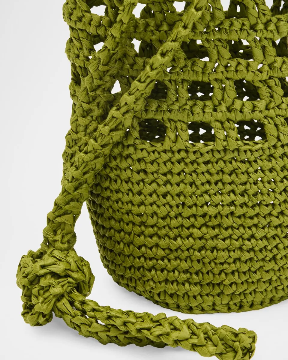 A.L.C. Rita Crochet Raffia Cylindrical Shoulder Bag | Thumbnail 6 A.L.C. Rita Crochet Raffia Cylindrical Shoulder Bag | Thumbnail 6