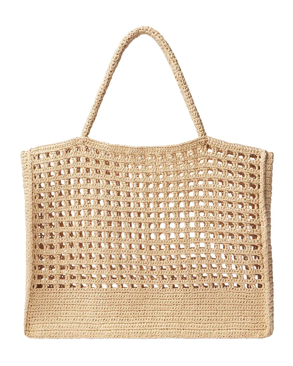 A.L.C. Lucy Crochet Raffia Tote Bag | Thumbnail 3 A.L.C. Lucy Crochet Raffia Tote Bag | Thumbnail 3
