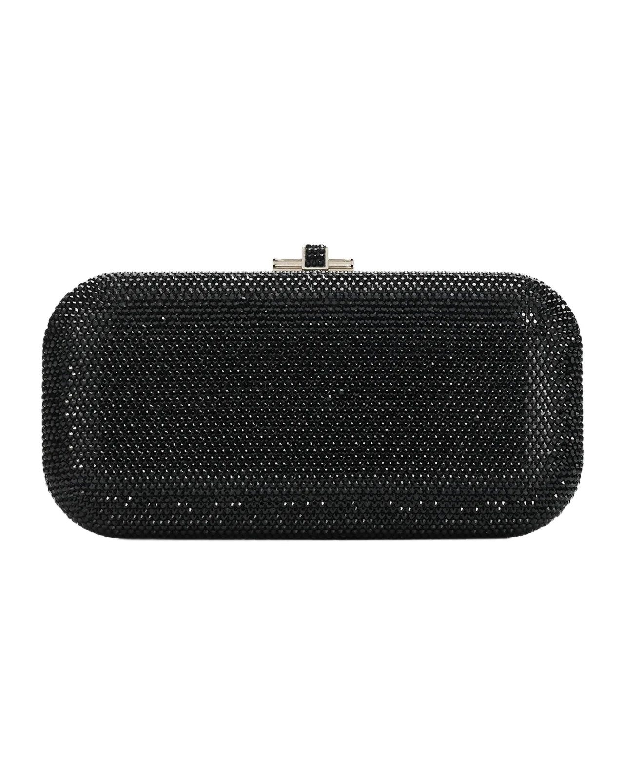 Judith Leiber Couture Long Slide Crystal Clutch Bag