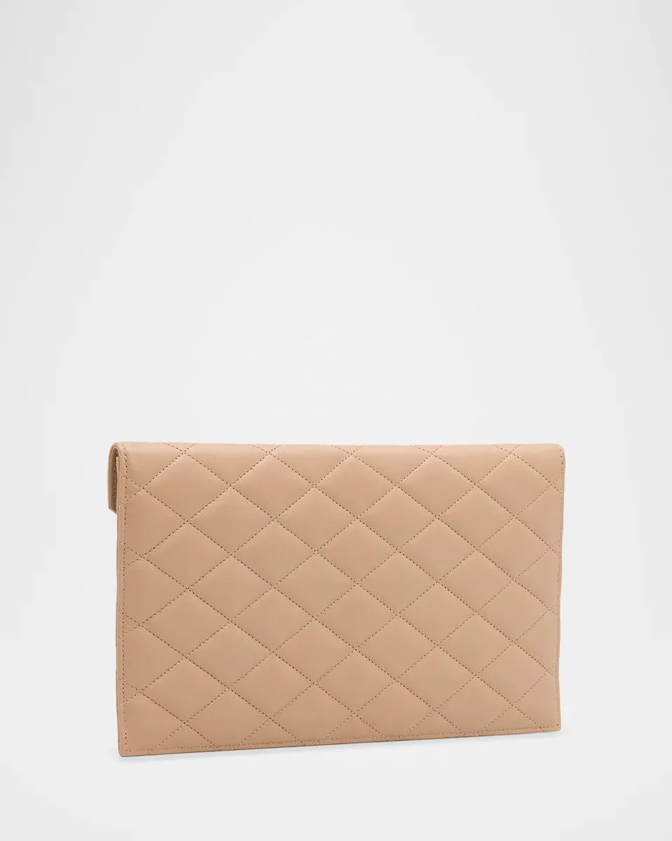 Saint Laurent Paris Pouch in Lambskin Leather | Thumbnail 3 Saint Laurent Paris Pouch in Lambskin Leather | Thumbnail 3