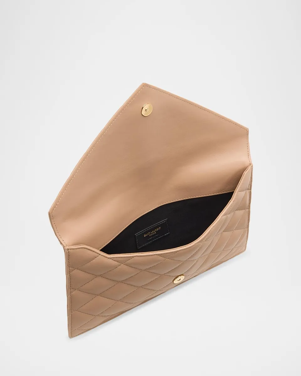 Saint Laurent Paris Pouch in Lambskin Leather | Thumbnail 4 Saint Laurent Paris Pouch in Lambskin Leather | Thumbnail 4