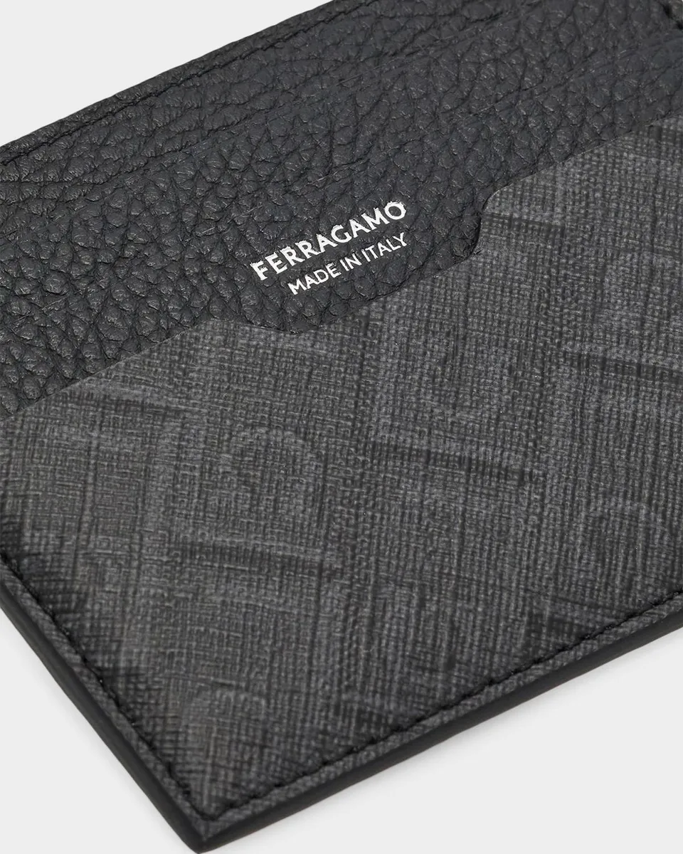 Ferragamo Men's Monogram Card Case | Thumbnail 4 Ferragamo Men's Monogram Card Case | Thumbnail 4