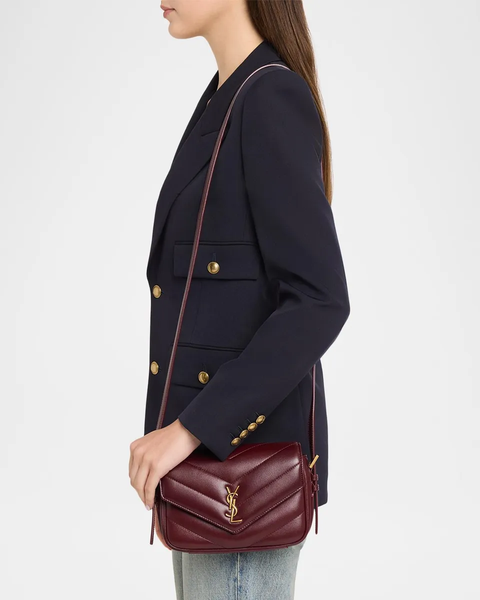 Saint Laurent Toy Loulou YSL Quilted Leather Crossbody Bag | Thumbnail 2