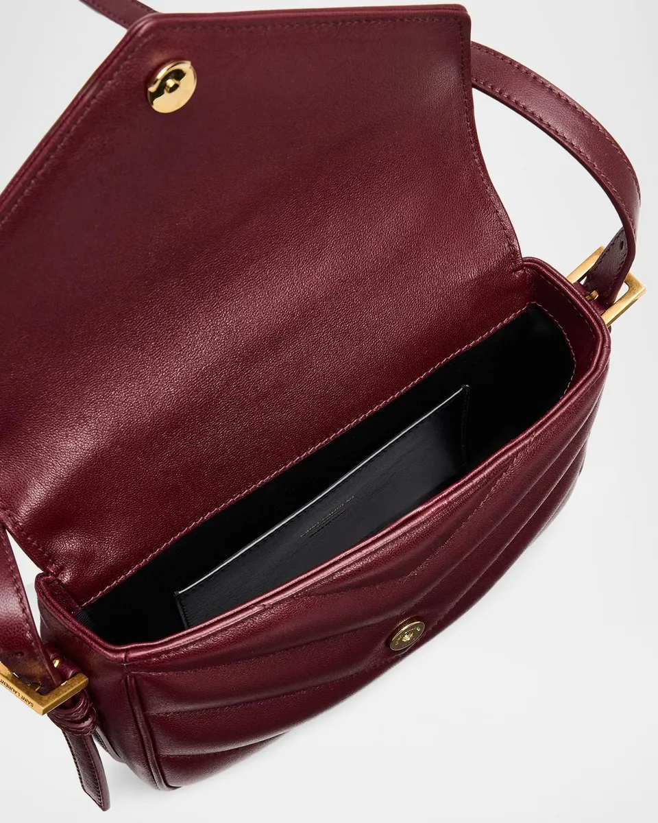 Saint Laurent Toy Loulou YSL Quilted Leather Crossbody Bag | Thumbnail 4