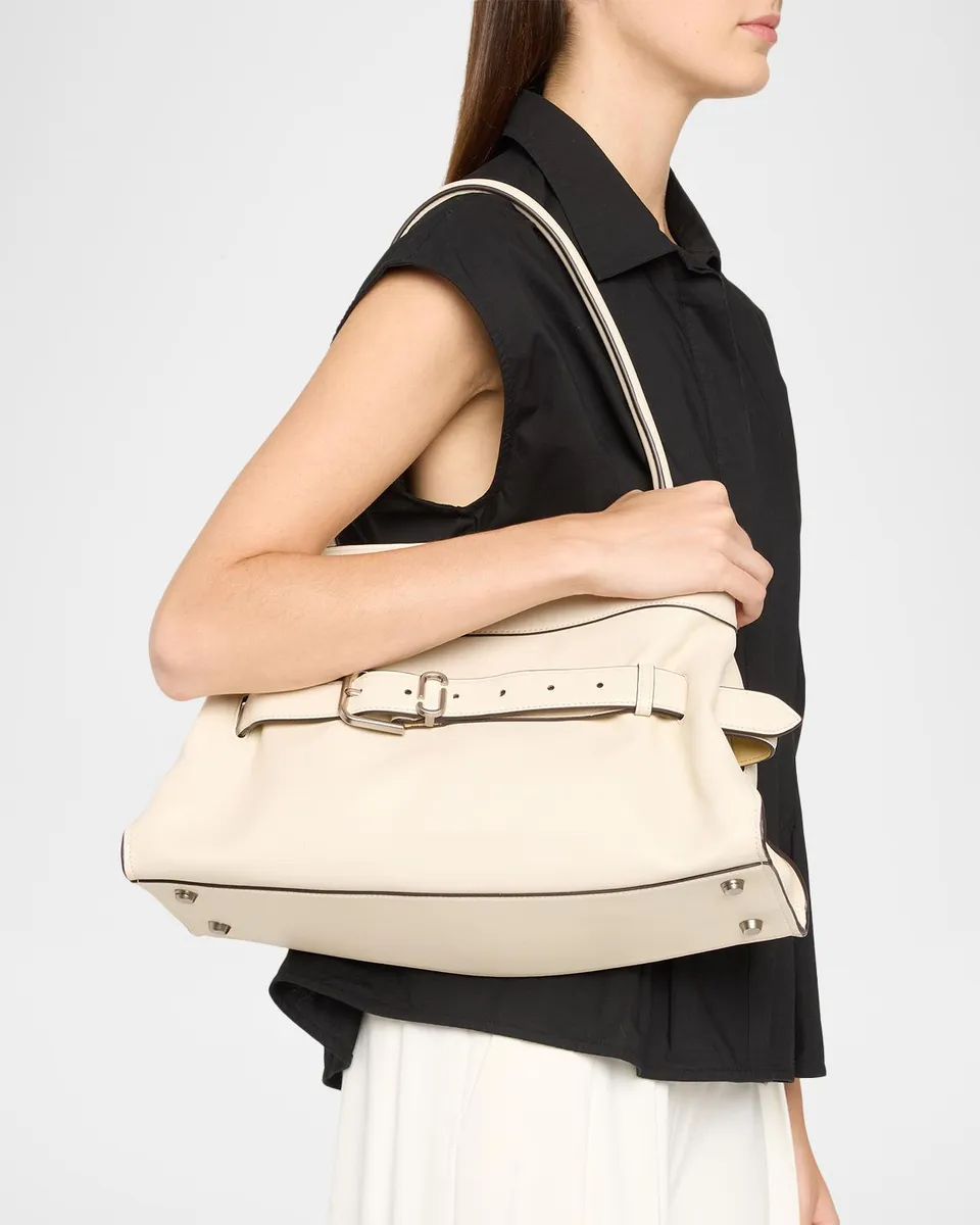 Marc Jacobs The Satchel Leather Shoulder Bag | Thumbnail 2