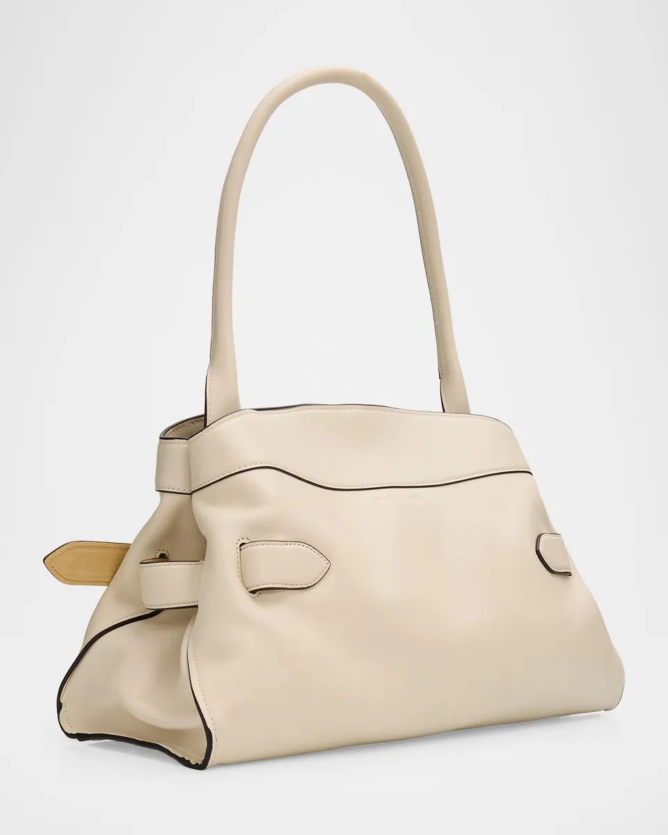 Marc Jacobs The Satchel Leather Shoulder Bag | Thumbnail 3