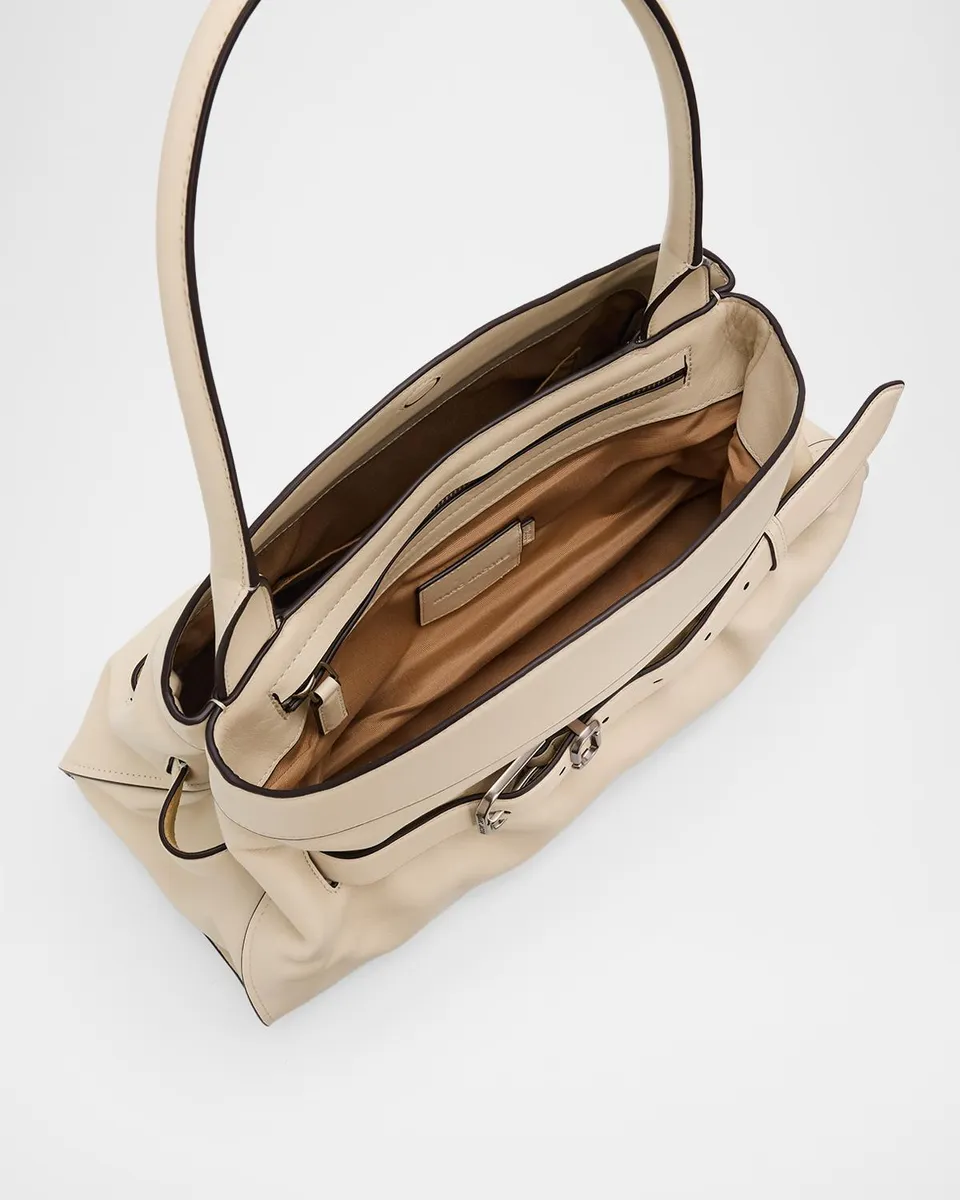 Marc Jacobs The Satchel Leather Shoulder Bag | Thumbnail 4