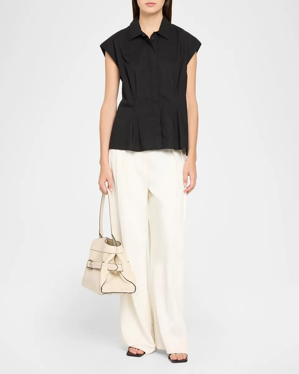 Marc Jacobs The Satchel Leather Shoulder Bag | Thumbnail 5