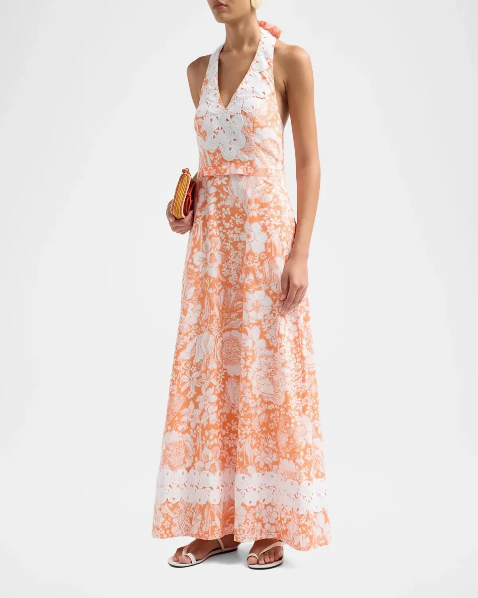 Lilly Pulitzer Belinda Budding Romance Print Maxi Dress | Thumbnail 4 Lilly Pulitzer Belinda Budding Romance Print Maxi Dress | Thumbnail 4