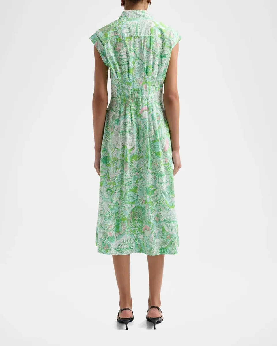 Lilly Pulitzer Tonya Cotton Midi Shirtdress | Thumbnail 3 Lilly Pulitzer Tonya Cotton Midi Shirtdress | Thumbnail 3