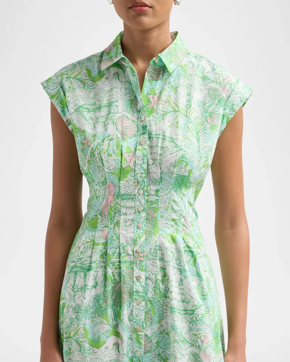 Lilly Pulitzer Tonya Cotton Midi Shirtdress | Thumbnail 4 Lilly Pulitzer Tonya Cotton Midi Shirtdress | Thumbnail 4
