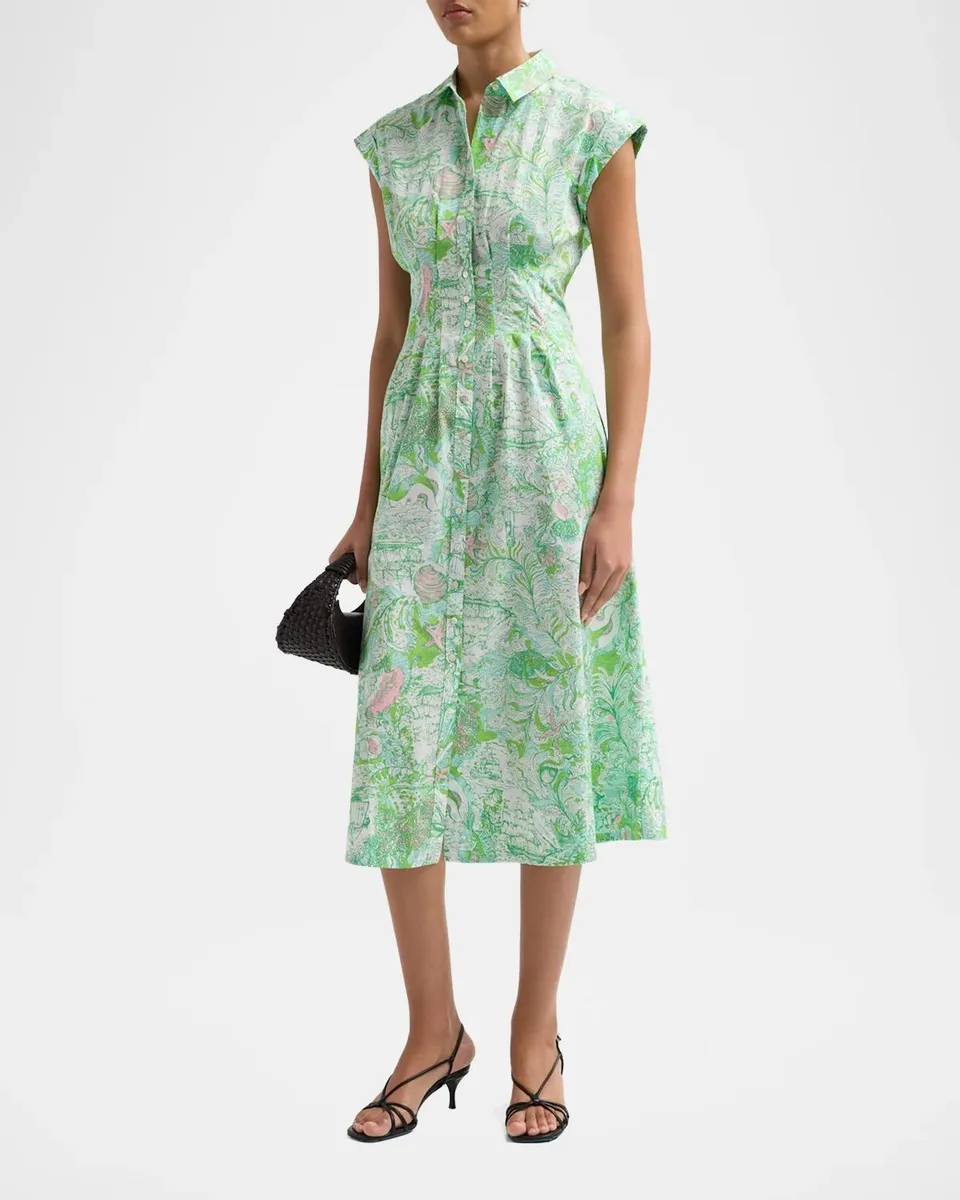 Lilly Pulitzer Tonya Cotton Midi Shirtdress | Thumbnail 5 Lilly Pulitzer Tonya Cotton Midi Shirtdress | Thumbnail 5