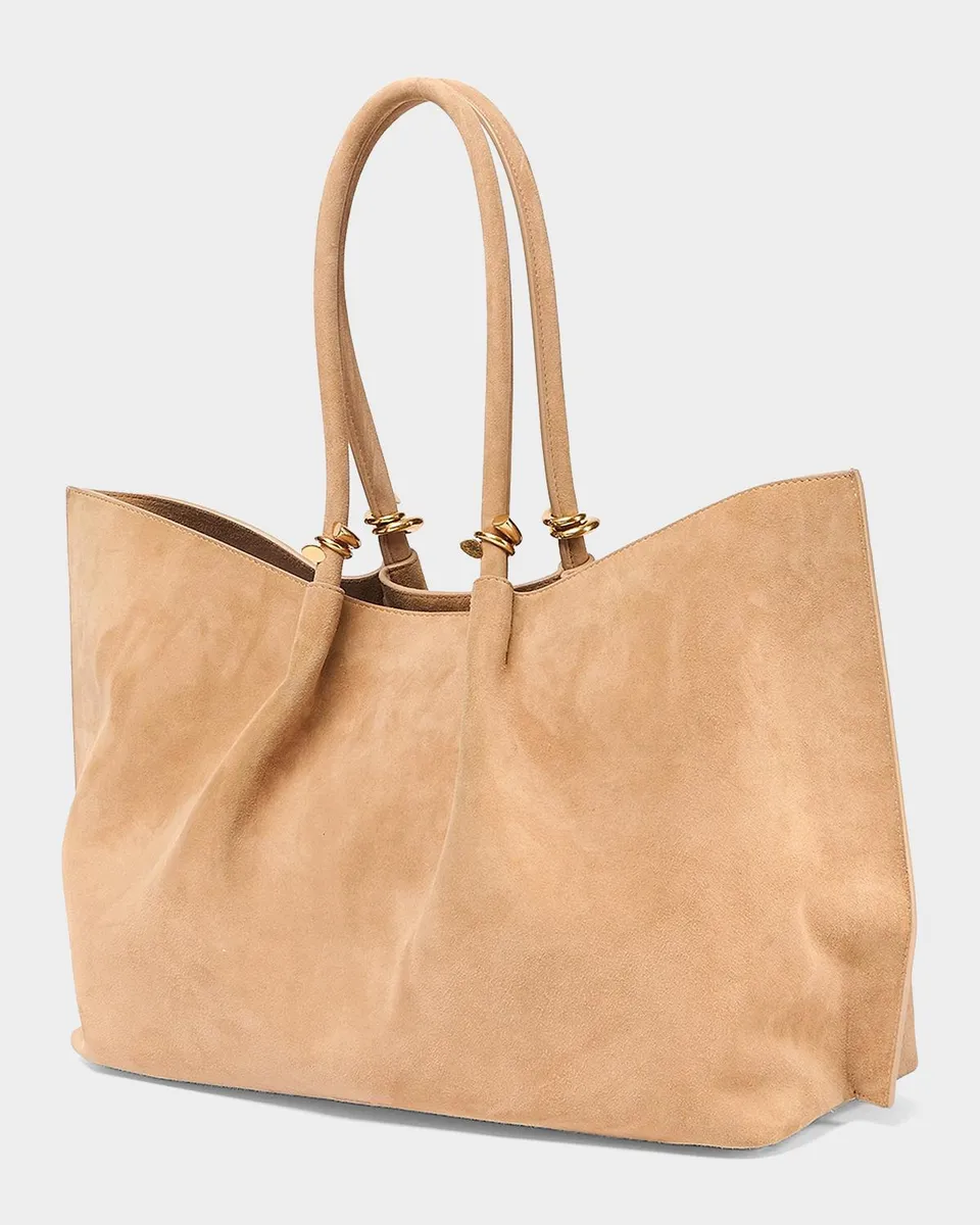 Simkhai Devon Pinched Suede Tote Bag | Thumbnail 2 Simkhai Devon Pinched Suede Tote Bag | Thumbnail 2