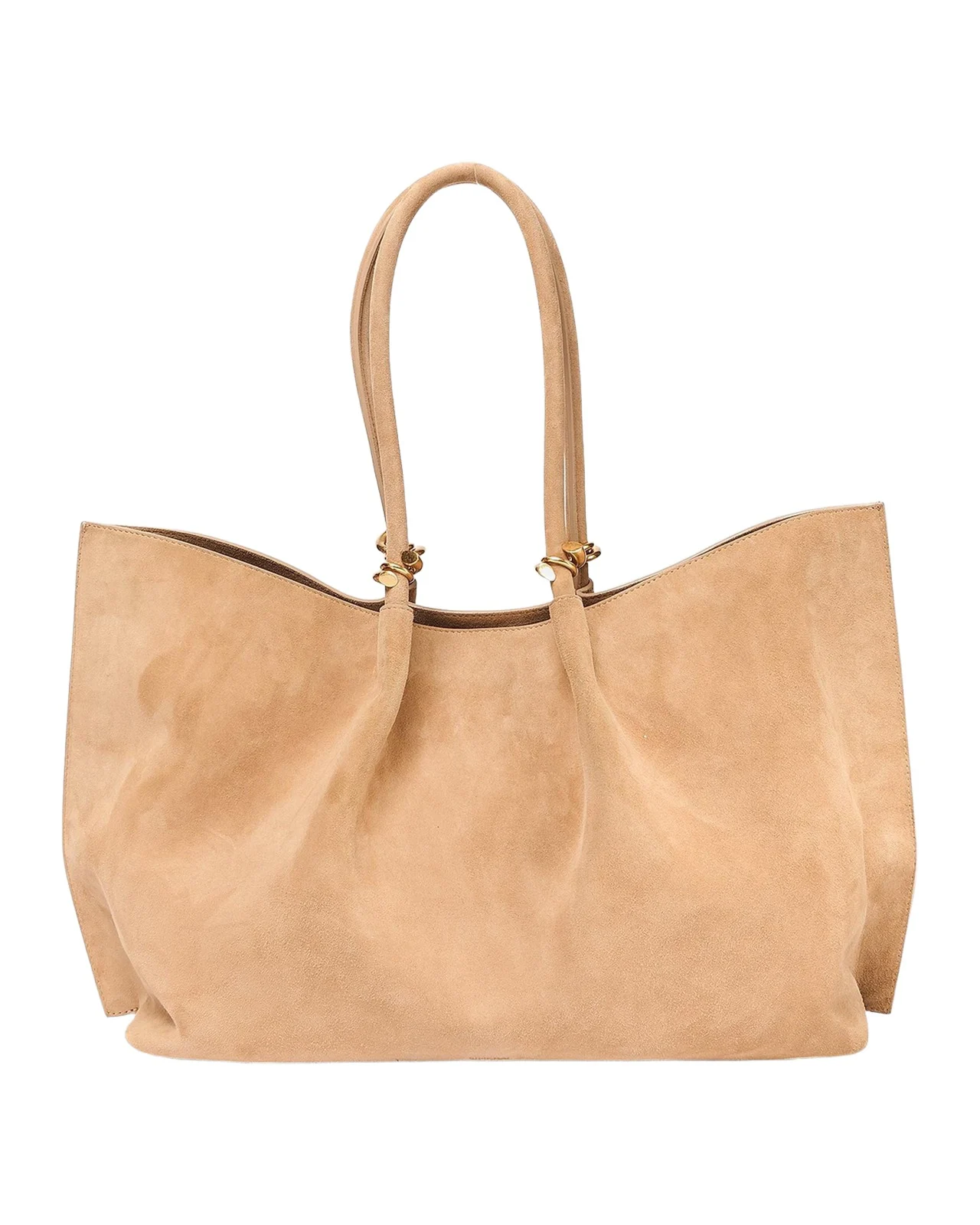 Simkhai Devon Pinched Suede Tote Bag