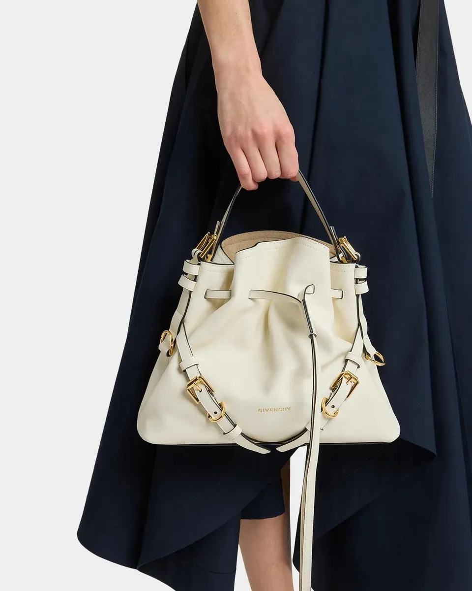 Givenchy Voyou Small Buckle Shoulder Bag in Leather | Thumbnail 2 Givenchy Voyou Small Buckle Shoulder Bag in Leather | Thumbnail 2
