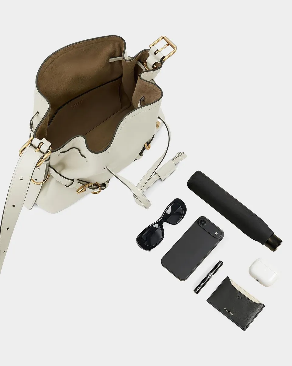 Givenchy Voyou Small Buckle Shoulder Bag in Leather | Thumbnail 7 Givenchy Voyou Small Buckle Shoulder Bag in Leather | Thumbnail 7