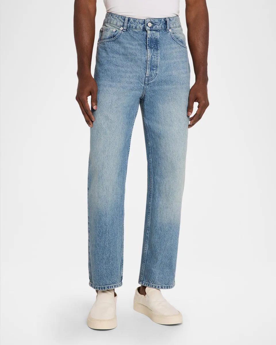 OFFICINE GÉNÉRALE Men's Vintage Original Straight-Leg Jeans | Thumbnail 4 OFFICINE GÉNÉRALE Men's Vintage Original Straight-Leg Jeans | Thumbnail 4