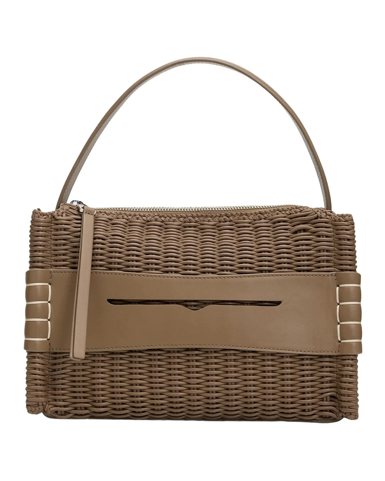 JW Anderson Woven Leather Top Handle Bag