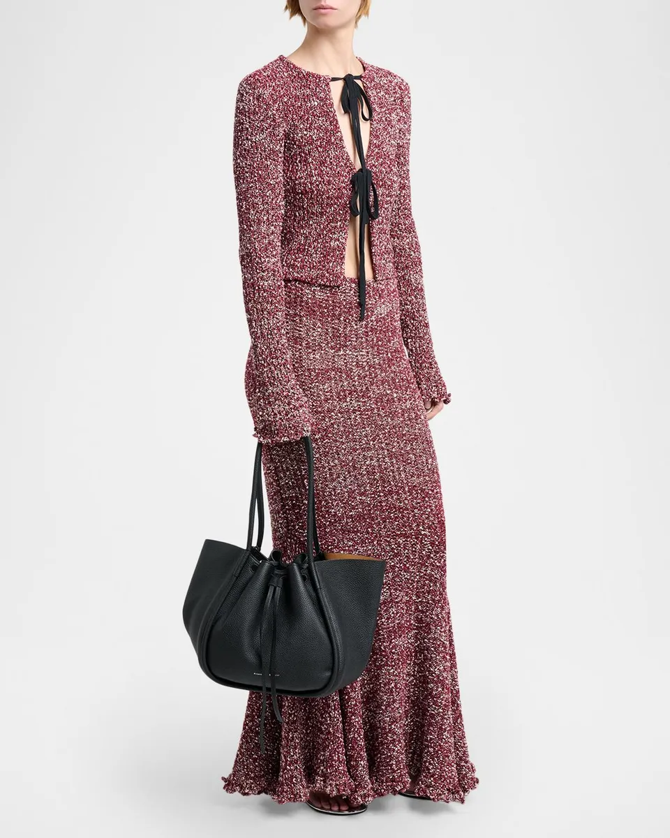 Proenza Schouler Large Ruched Leather Tote Bag | Thumbnail 5