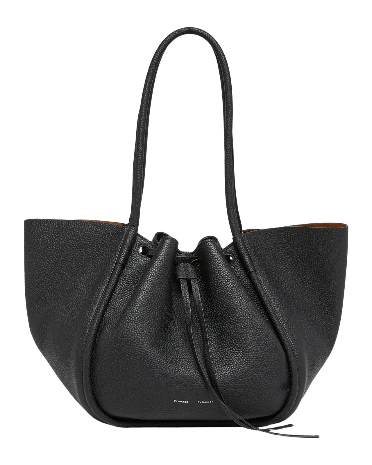 Proenza Schouler Large Ruched Leather Tote Bag