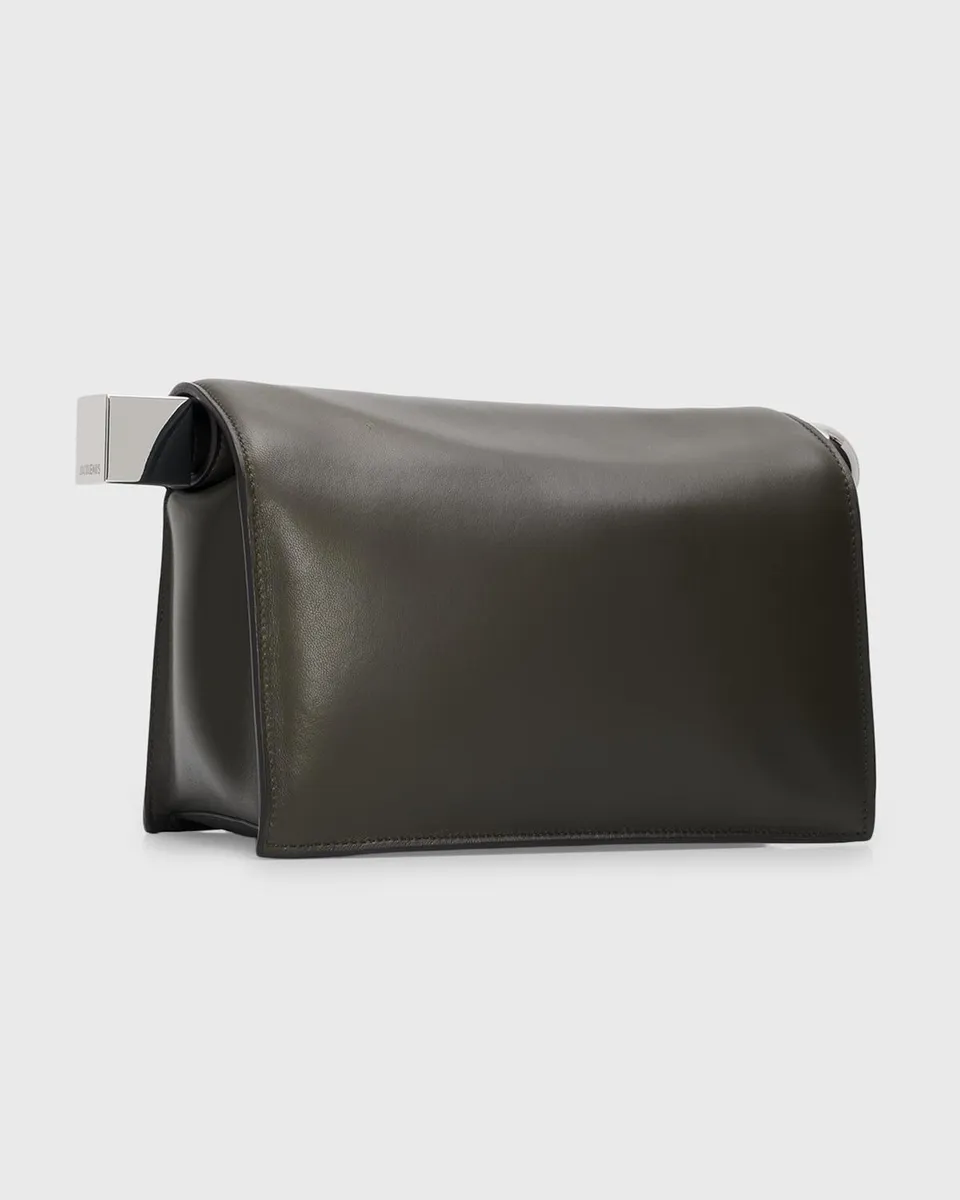 Jacquemus Ronde Carré Leather Clutch | Thumbnail 3